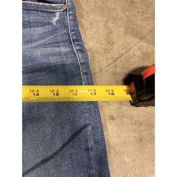 Mother The Runaway Step Fray Blue Jeans In Leaps And Bounds size 29 X 30 - Picture 11 of 16